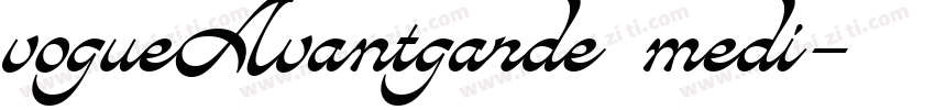 vogueAvantgarde medi字体转换